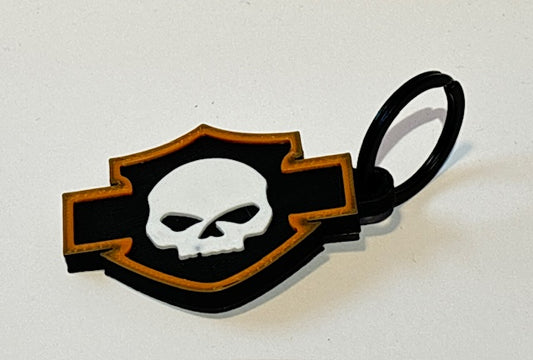 Willie G Skull Keychain