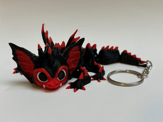 Vampire Dragon Keychain